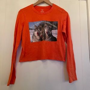 Aerie Christmas shirt
